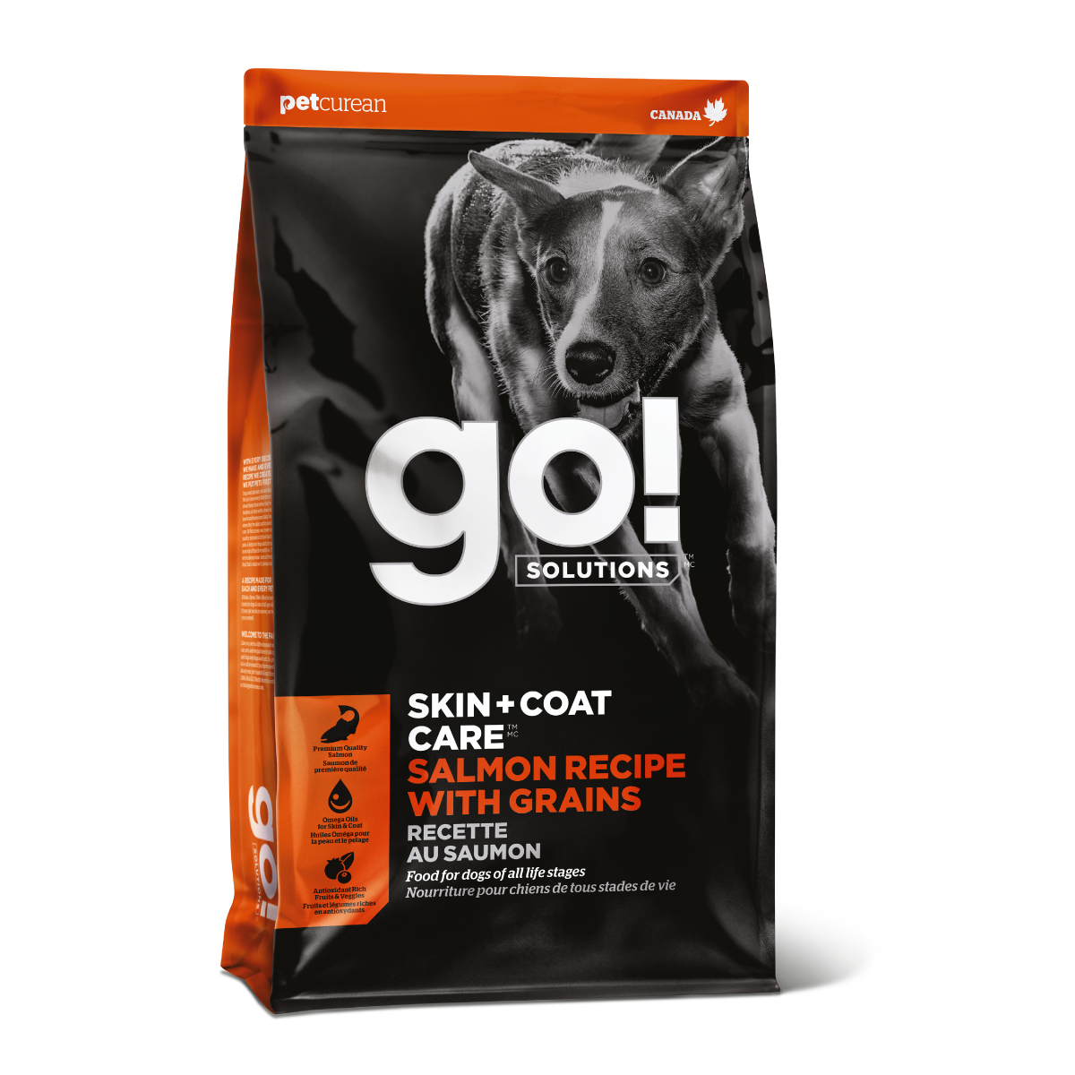 Go! Skin + Coat Receta De Salmón Para Perros 1.6Kg