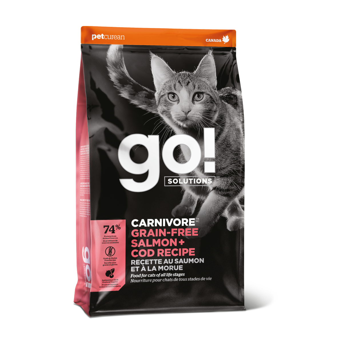 Go! Carnivore Receta De Salmón Y Bacalao Para Gatos 3.7Kg