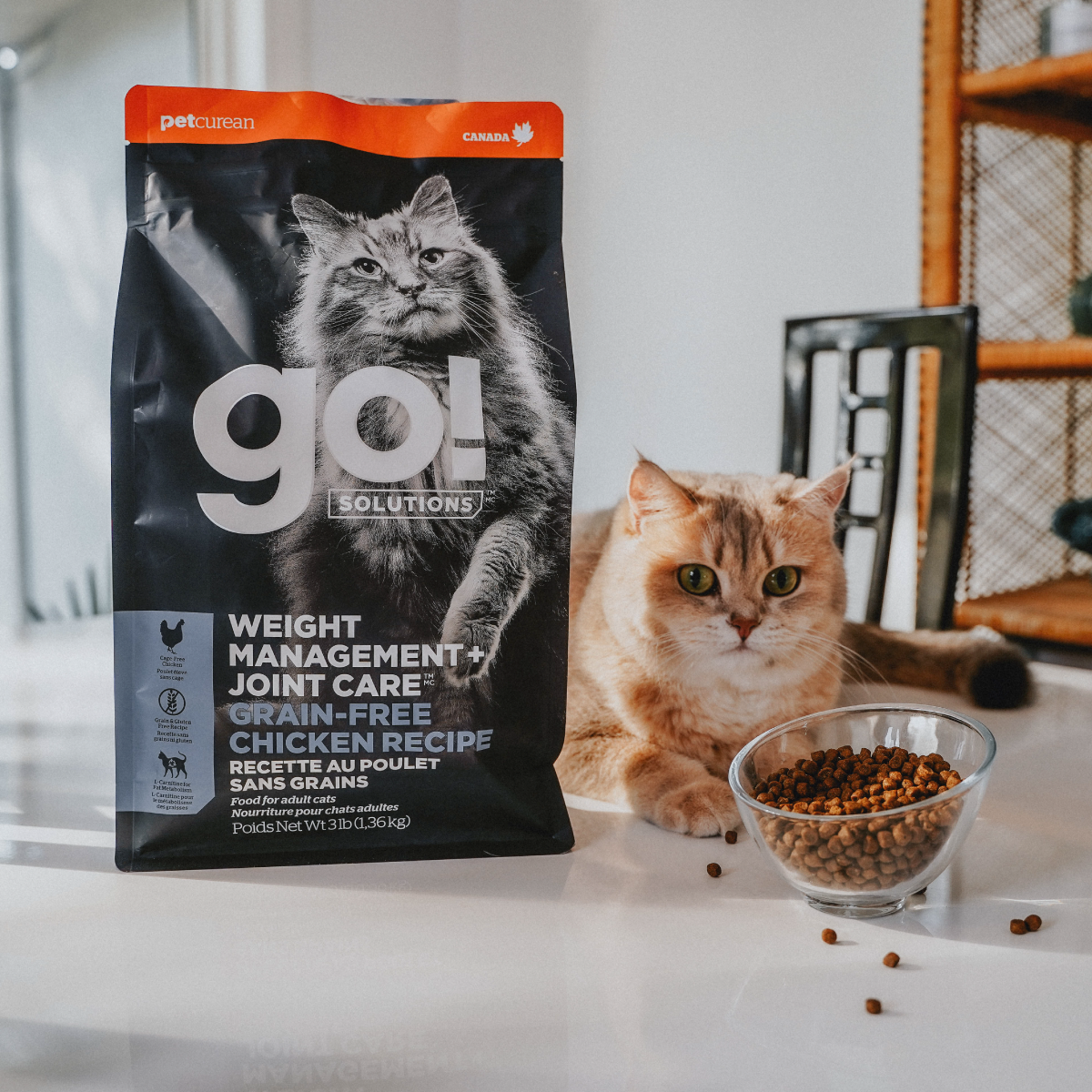 Go! Weight Management + Joint Care Receta De Pollo Para Gatos 3.7Kg