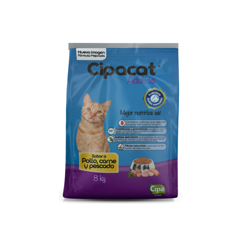 Cipacat adulto alimento seco para gatos adultos