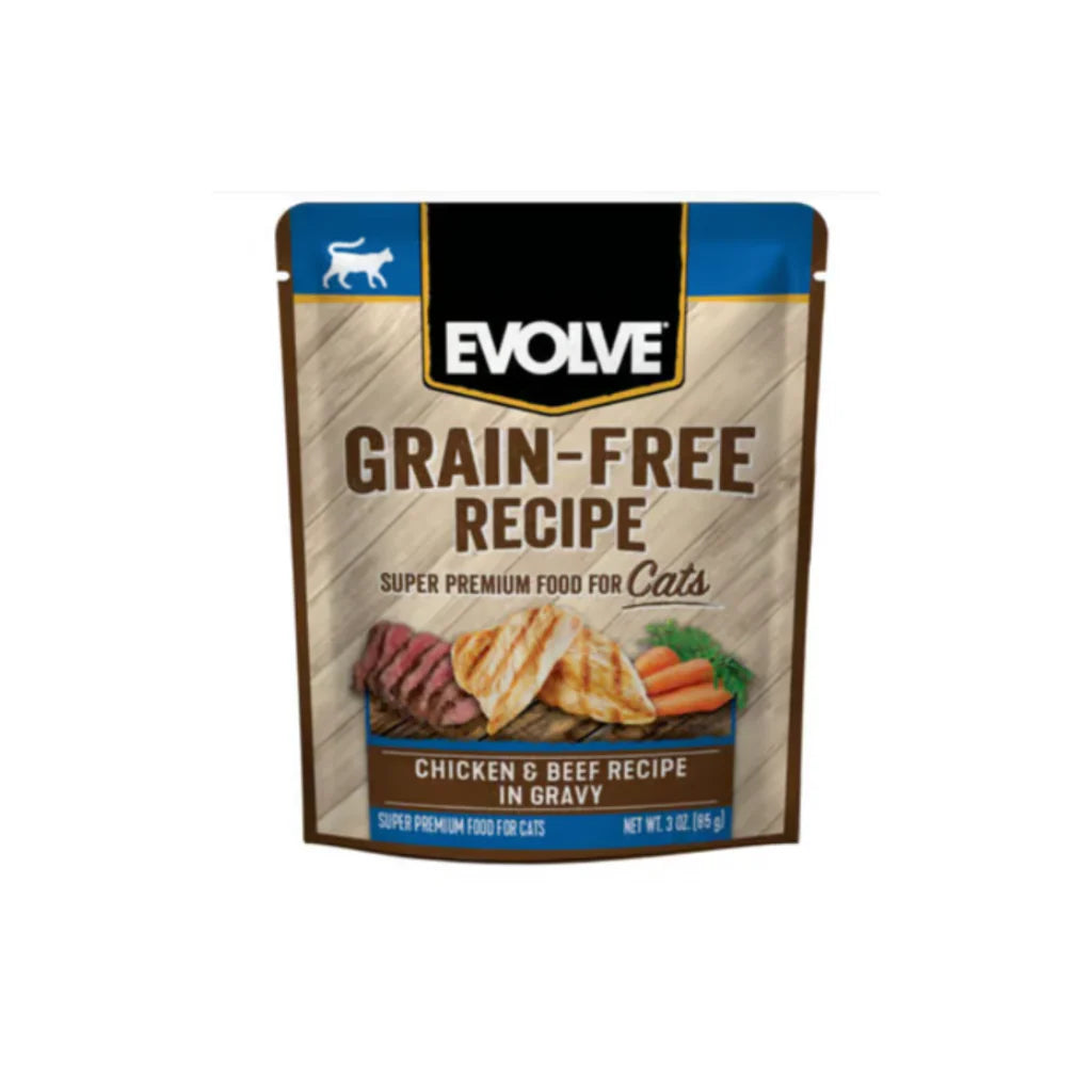 Evolve Cat Chicken Grain Free Pouch 85Gr