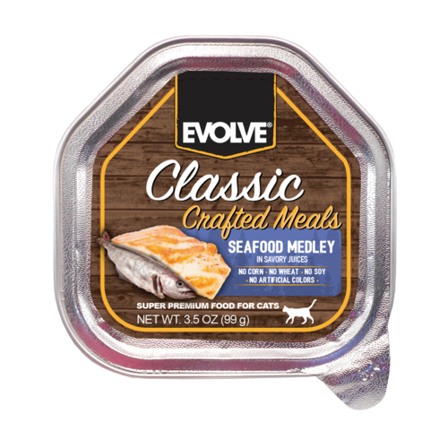 Evolve Cat Classic Crafted Seafood 99Gr