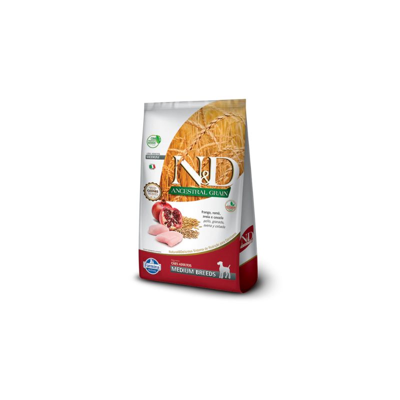 N&D Ancestral Frango x 2.5 kg Alimento Seco Gato Adulto Mediano