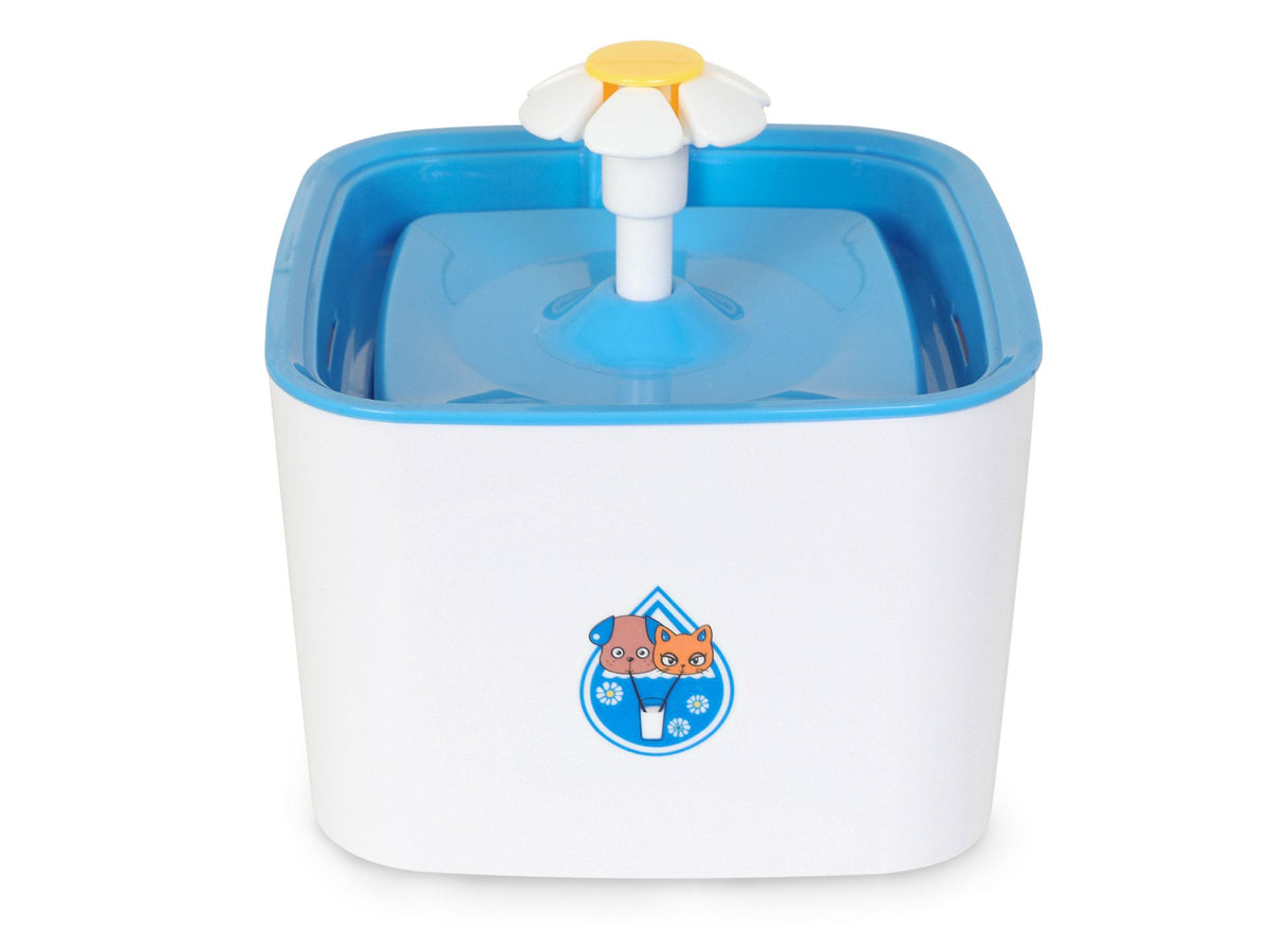 Fuente Flor Cubo Azul 2.5 L