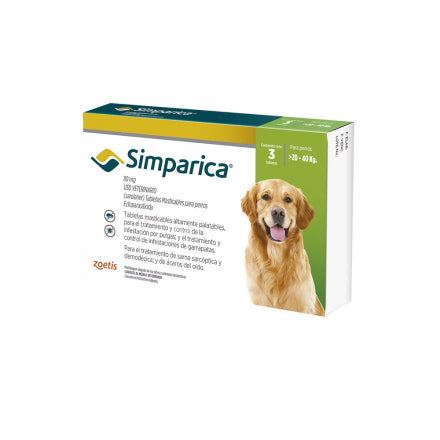 Simparica De 80Mg 20 - 40Kg