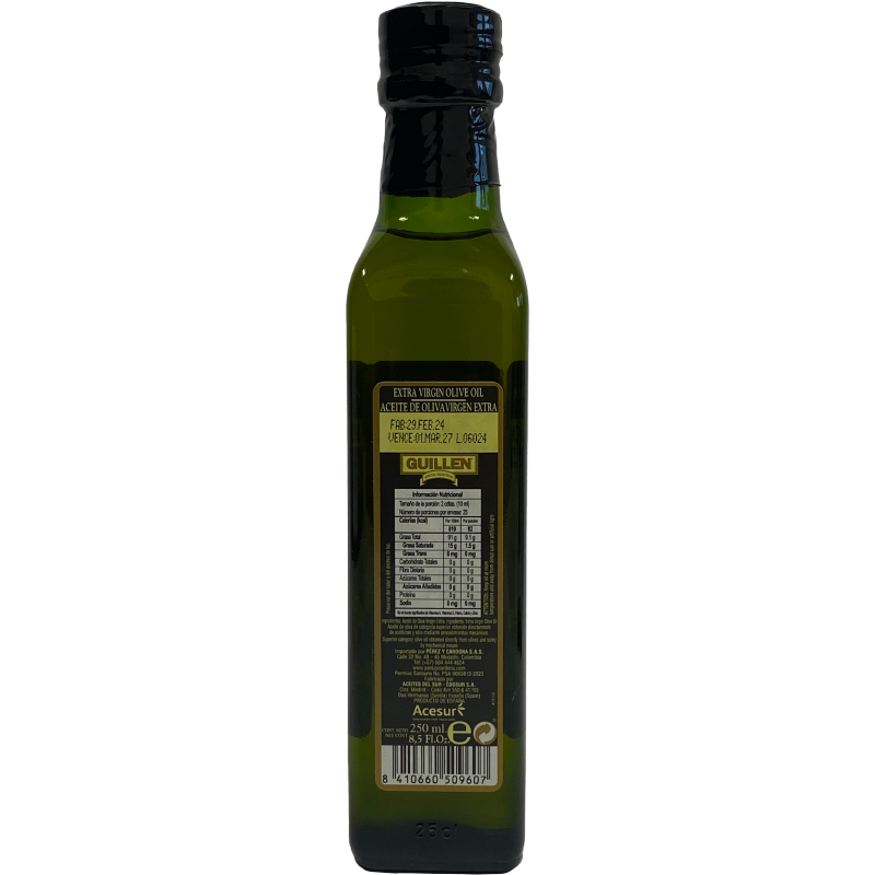 Guillén Aceite Extra Virgen x 250 Cc