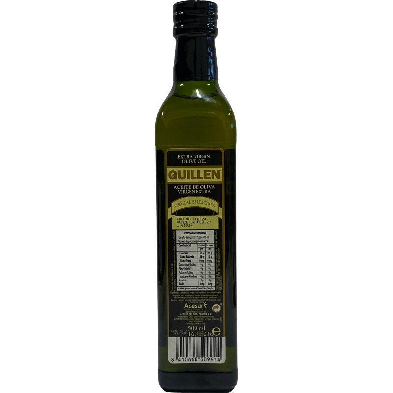 Guillén Aceite Extra Virgen x 500 Ml