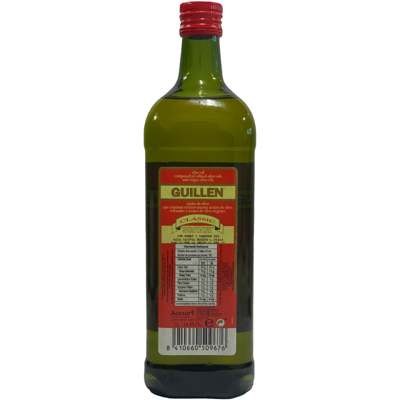 Guillén Aceite De Oliva Puro x 1 litro