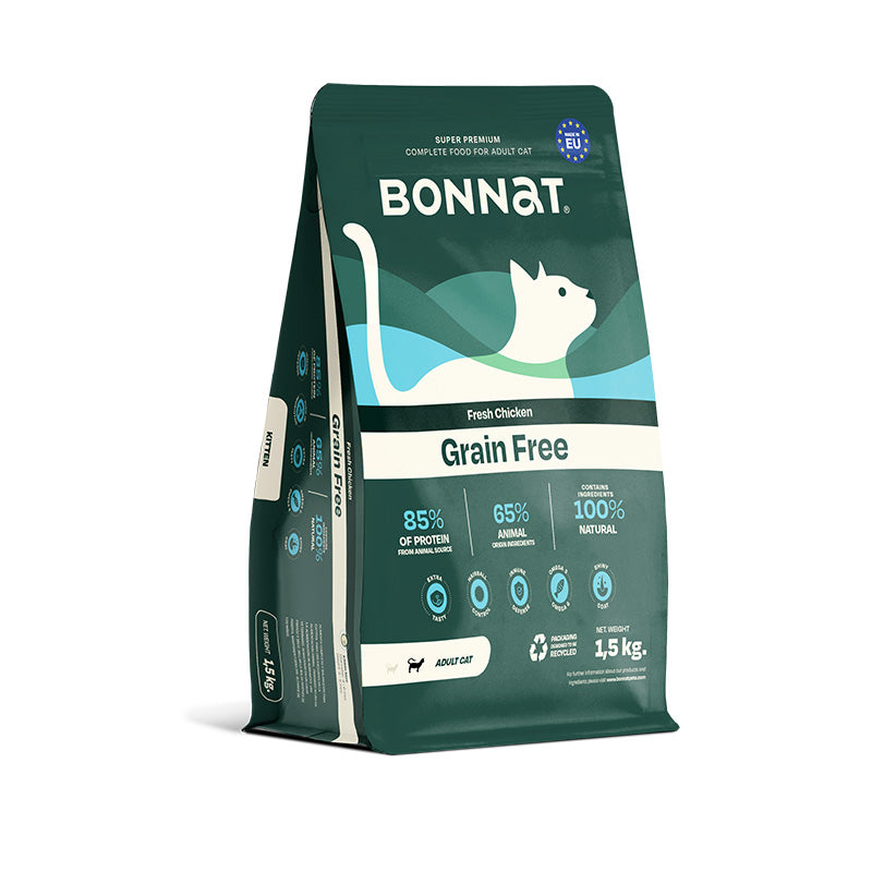 Bonnat Grain Free Feline Adult 1.5Kg