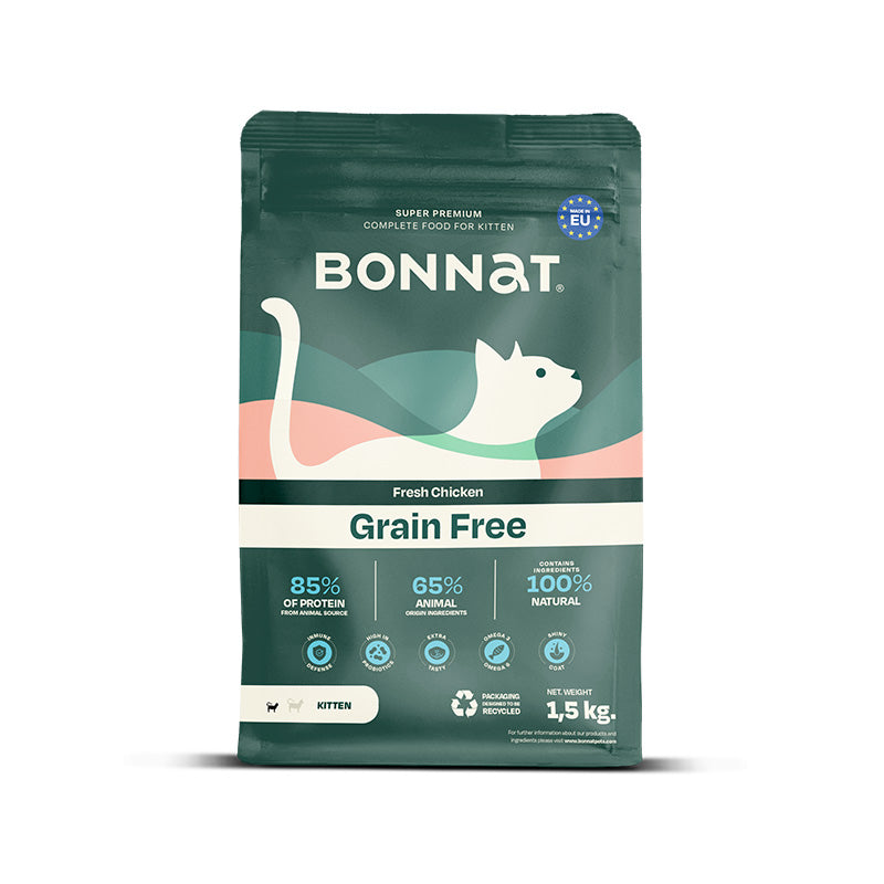 Bonnat Grain Free Feline Kitten 1.5 Kg