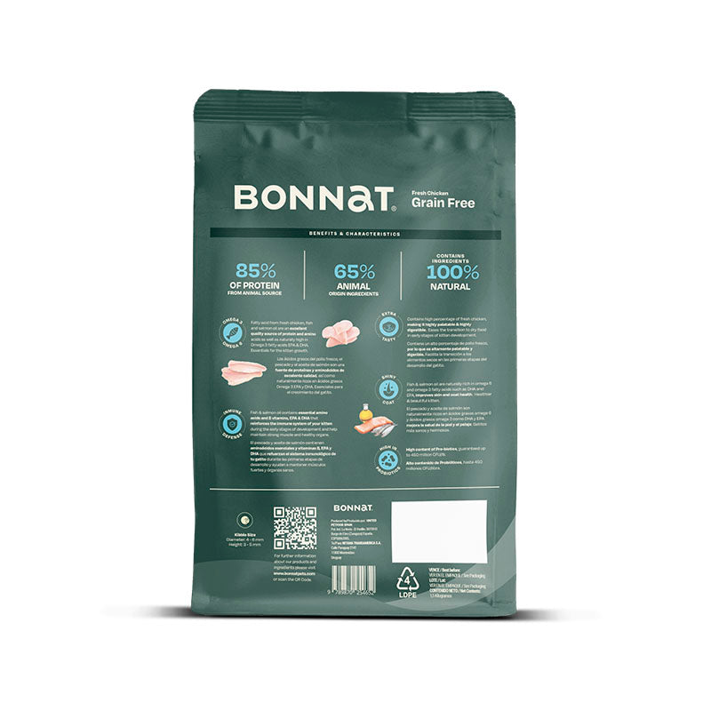 Bonnat Grain Free Feline Kitten 1.5 Kg