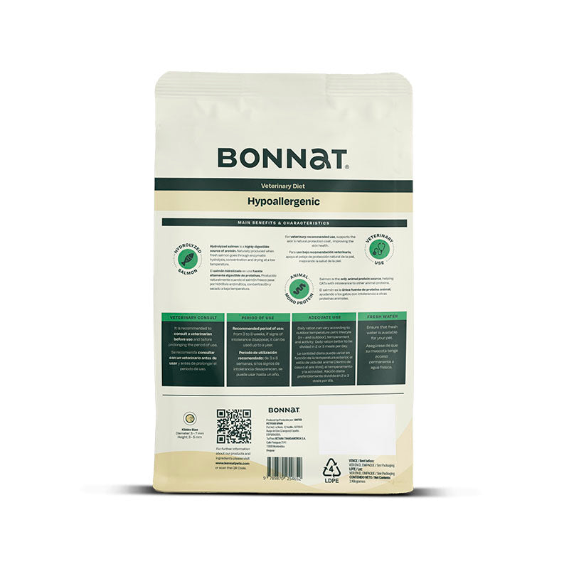 Bonnat Veterinary Diet Feline Hypoallergenic 2 Kg