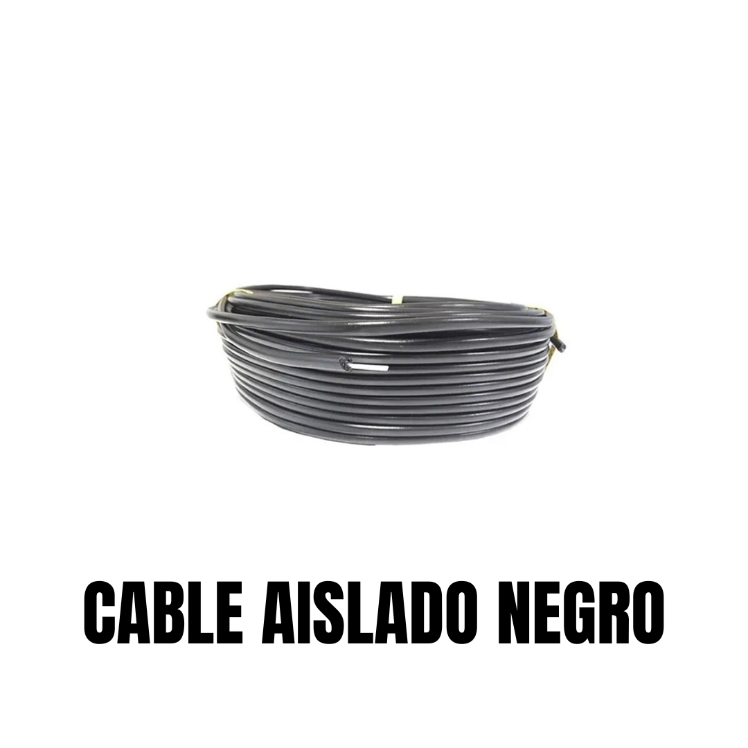 Cable Aislador Negro 50Mts