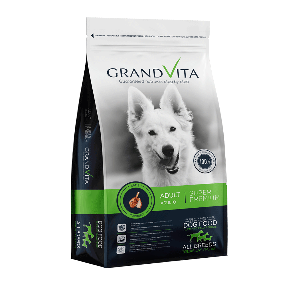 Asegura la vitalidad y bienestar de tu mascota en cada etapa de su vida con nuestro Alimento para Perro, formulado con proteína de cordero 100% garantizada.Este alimento premium está diseñado para ofrecer una nutrición balanceada que se adapta a las necesidades específicas de perros en cada fase de su desarrollo, desde cachorros hasta perros mayores.