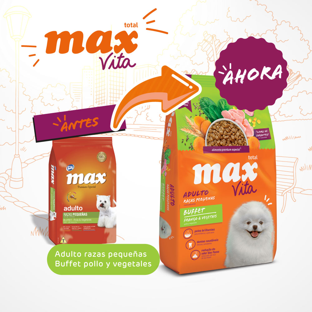 Max Vita Adulto Razas Pequeñas 1Kg