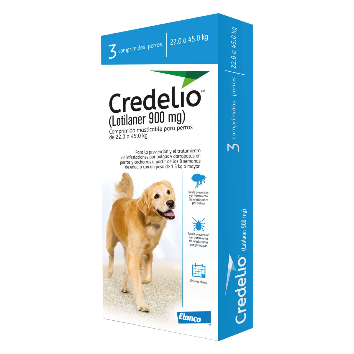 Credelio 900 mg Perrosde 22 a 45 Kg