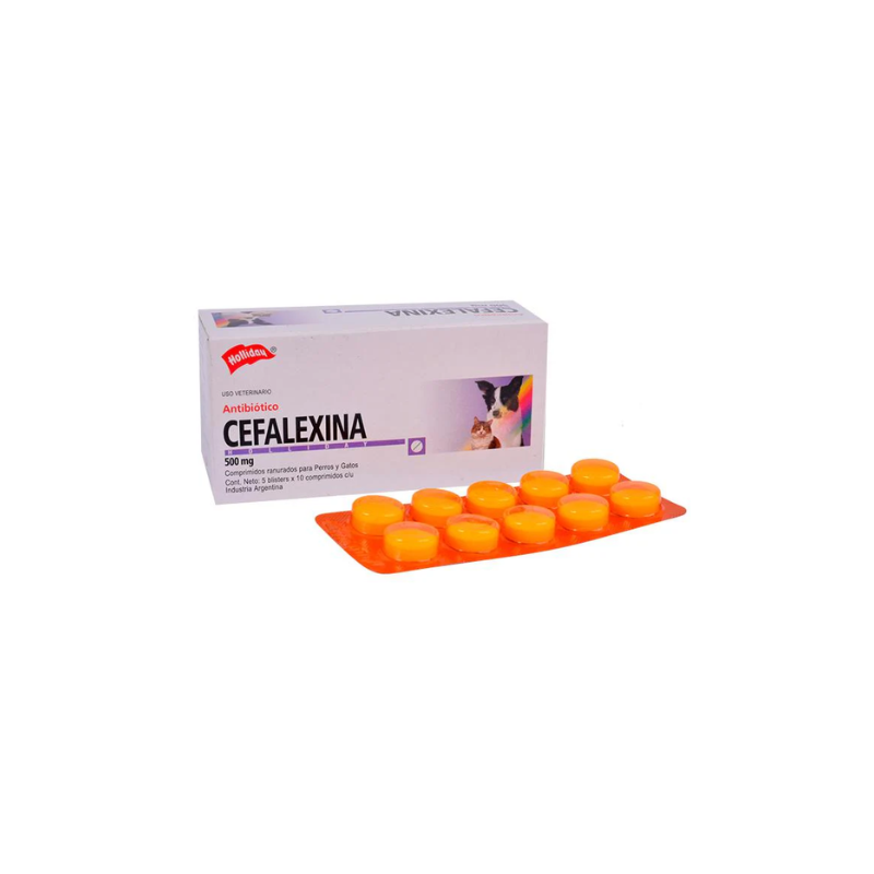 Cefalexina x 500 Mg (Blister 10 Tabletas)