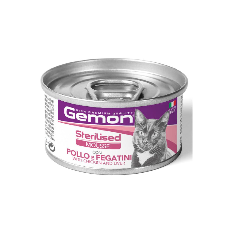 Gemon Adult Mousse con Salmón y Pollo es la elección perfecta para una dieta equilibrada que apoya la salud y el bienestar de gatos adultos. ¡Haz tu pedido hoy y ofrece a tu gato una alimentación de alta calidad!