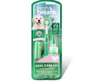 ¡Inicia la rutina dental de tu cachorro con nuestro Kit Oral completo! Este kit incluye todo lo necesario para proporcionar un cuidado bucal integral desde el principio, asegurando dientes limpios y un aliento fresco para tu pequeño amigo.