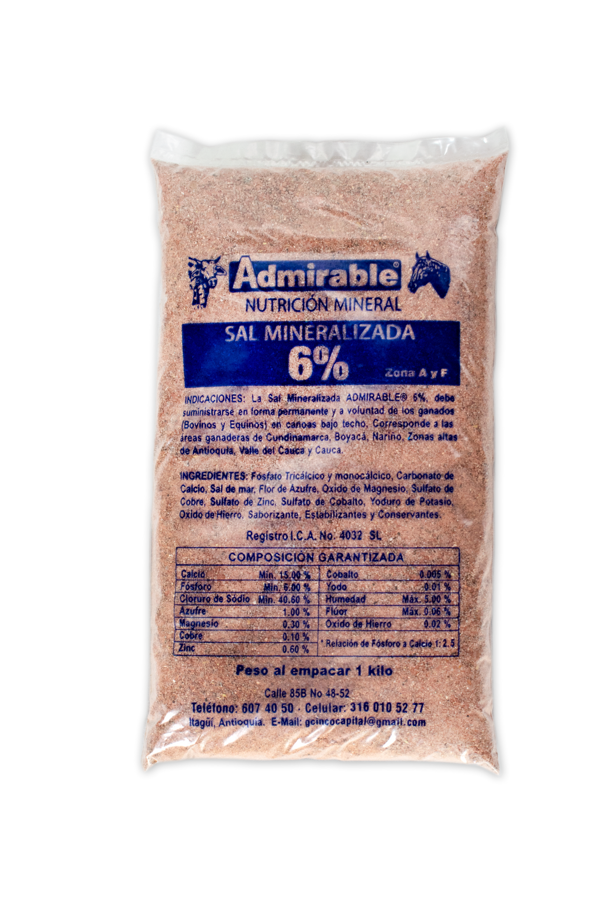 Sal Admirable 6% - 1Kg