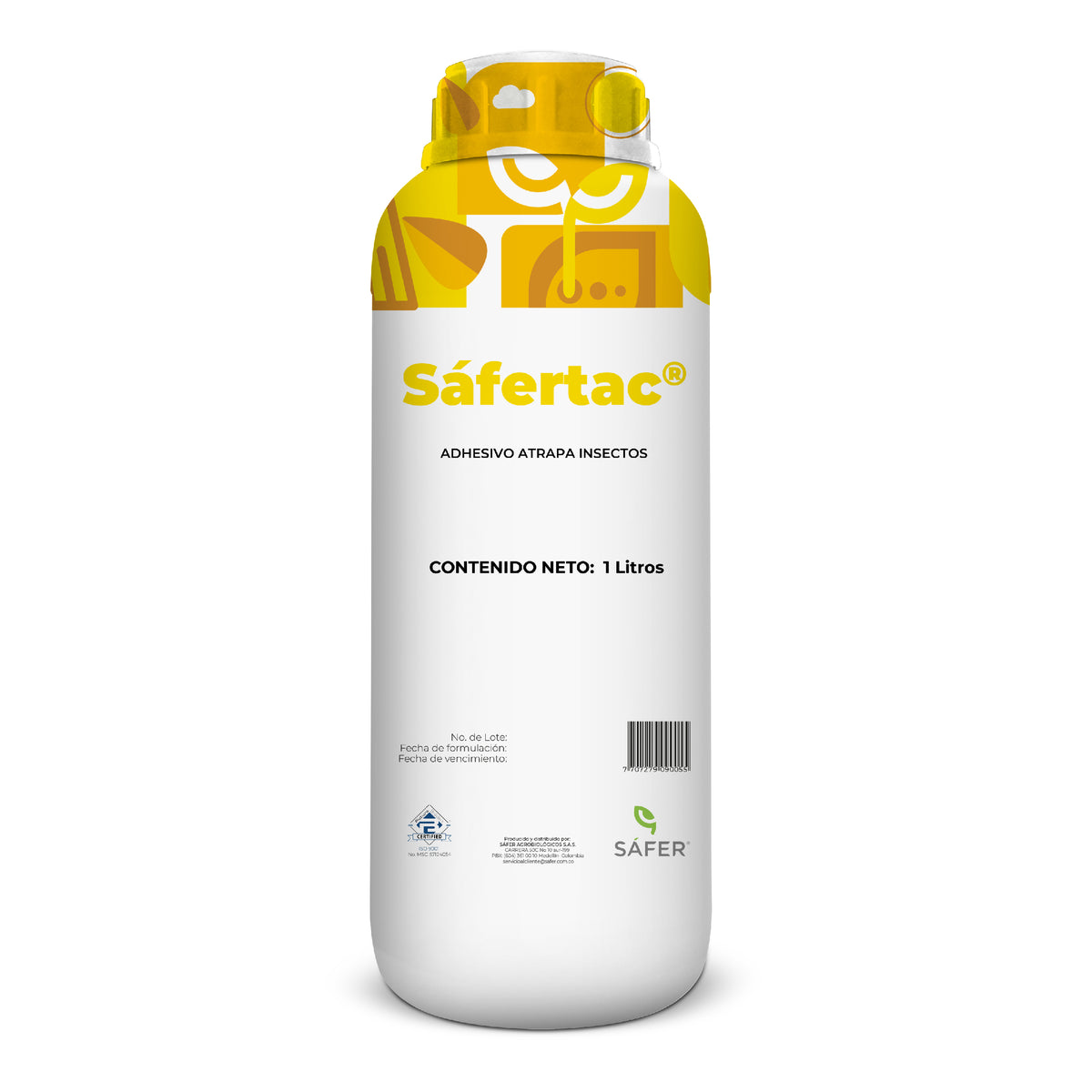 Control Efectivo De Plagas Con Alta Adherencia Safertac x 1 L