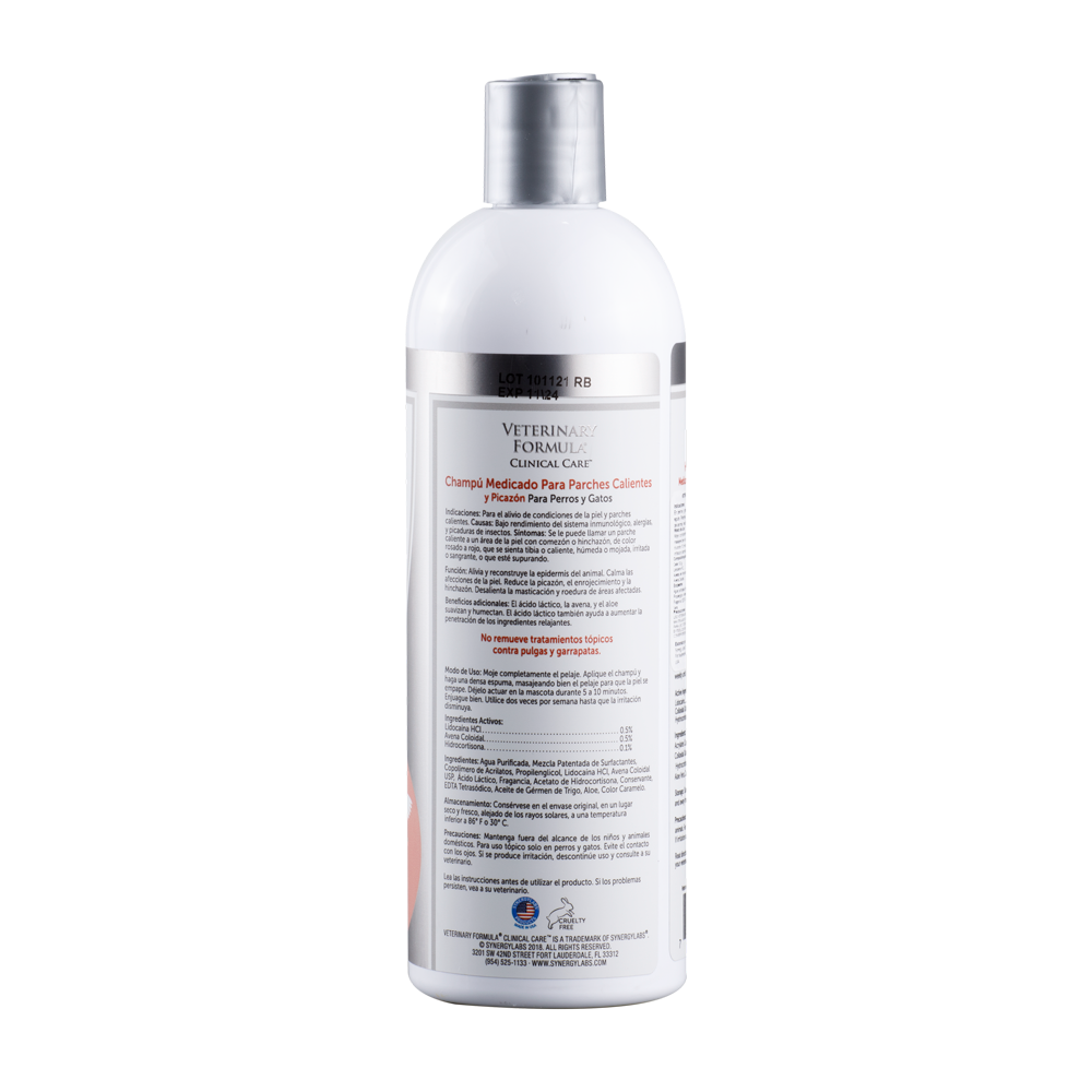 Shampoo Para Mascotas Vfcc Itch Relief 16Oz