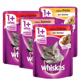 Whiskas Pague 7 Lleve 8 Variedad De Sobres