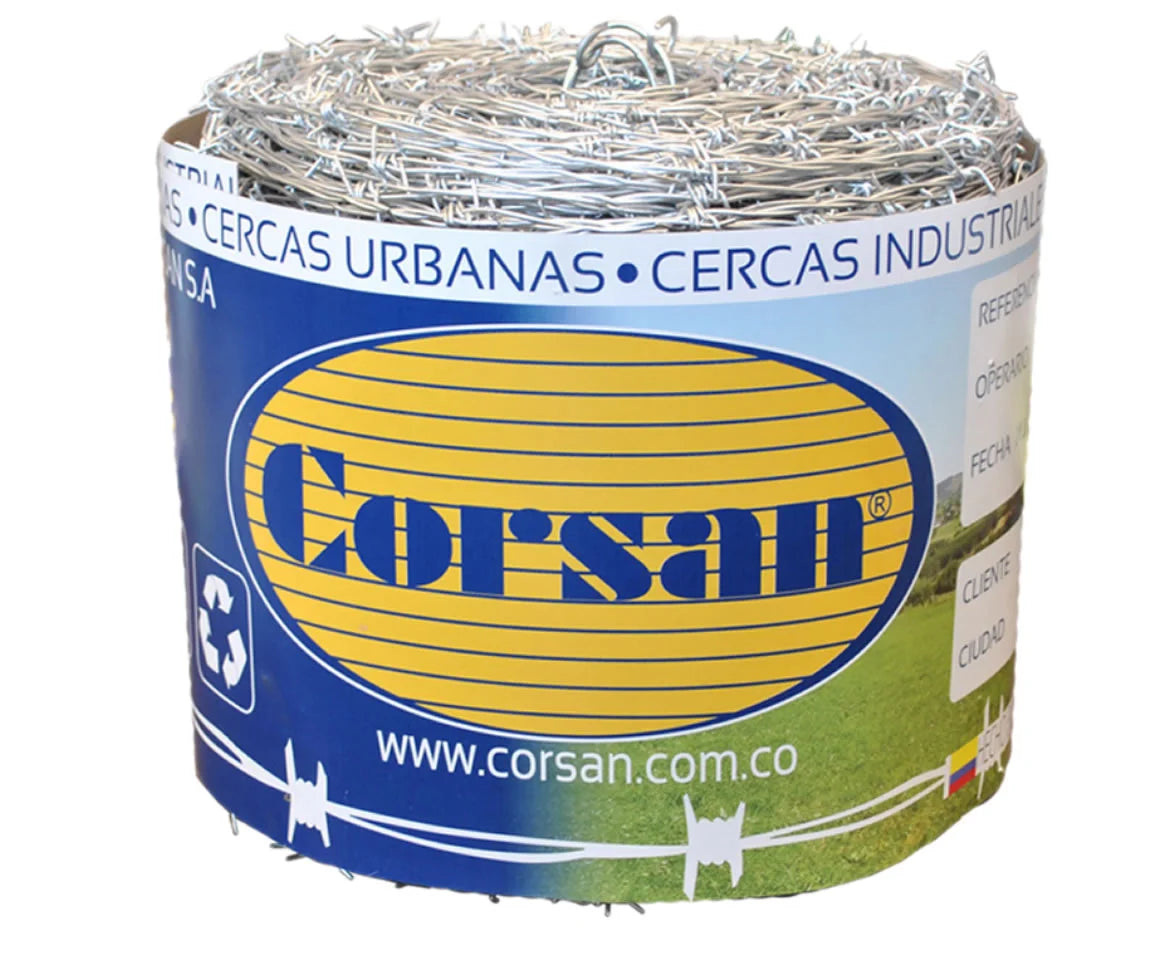 Alambre De Puas Corsan 12.5 x 400Mt