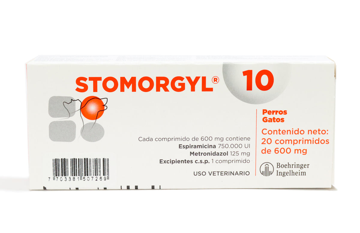 Stomorgyl 10 (20 Comprimidos)