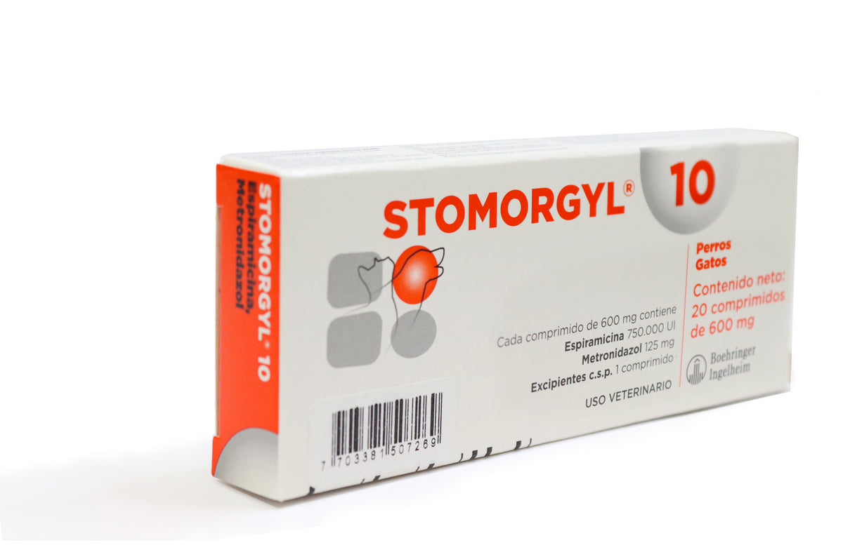 Stomorgyl 10 (20 Comprimidos)