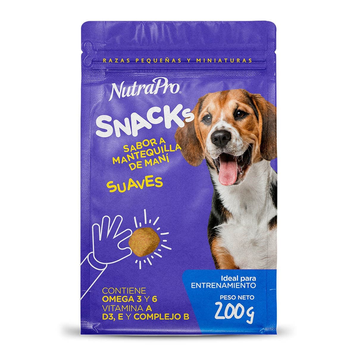 Nutrapro Snack Smallbites Sabor Mani