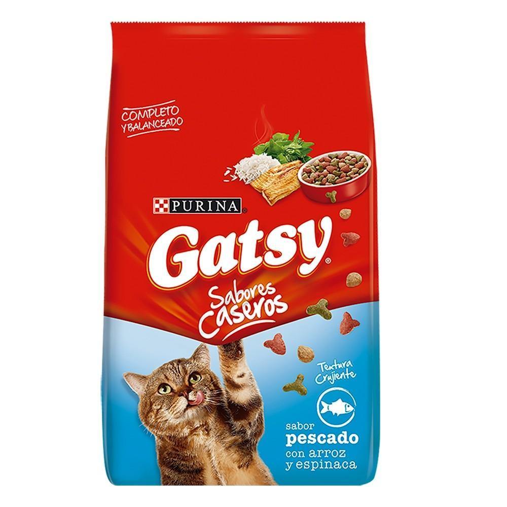 Gatsy pescado, arroz y espinaca x 17 kg|Purina