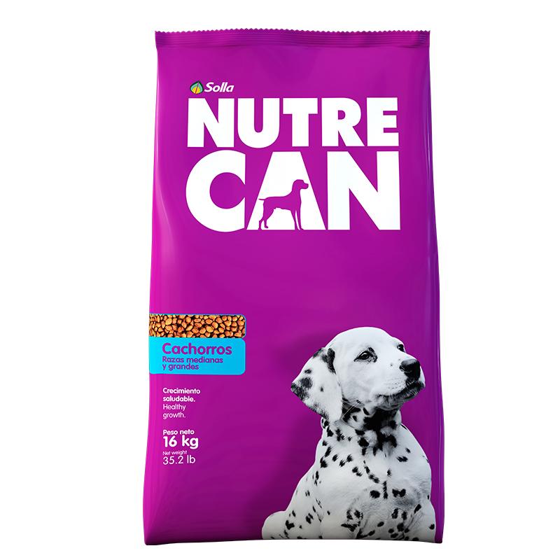 Nutrecan cachorro raza mediana y grande x 16 Kg|Solla