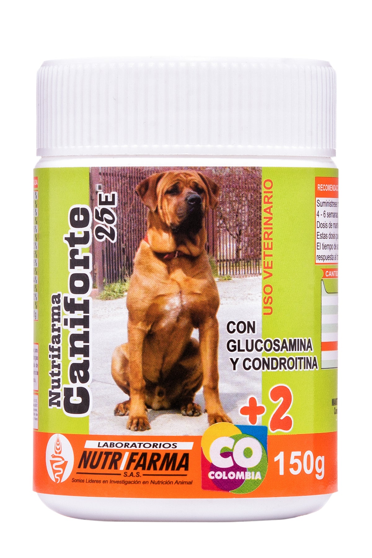 Caniforte 25-E x 150 gr|Nutrifarma