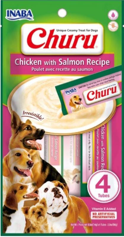 Churu Snack Perro Pollo Salmon x 4 Unds 14 Gr