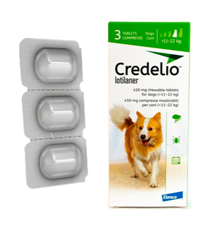 Credelio 450 mg, caja x tres tabletas|ELANCO PET HEALTH