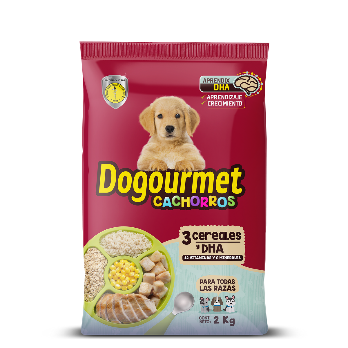 Dogourmet cachorros 3 cereales x 2 kg.|DOGOURMET