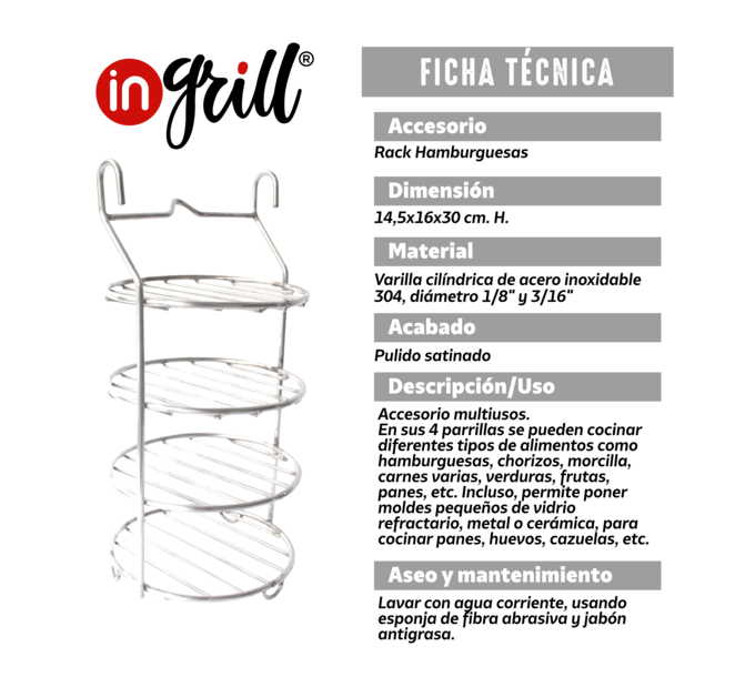 Rack Hamburguesas