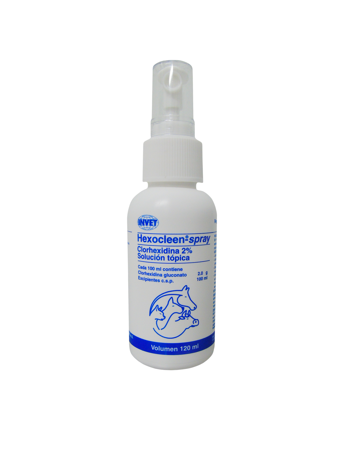 Hexocleen spray clorhexidina 2% x 120 ml|Invet