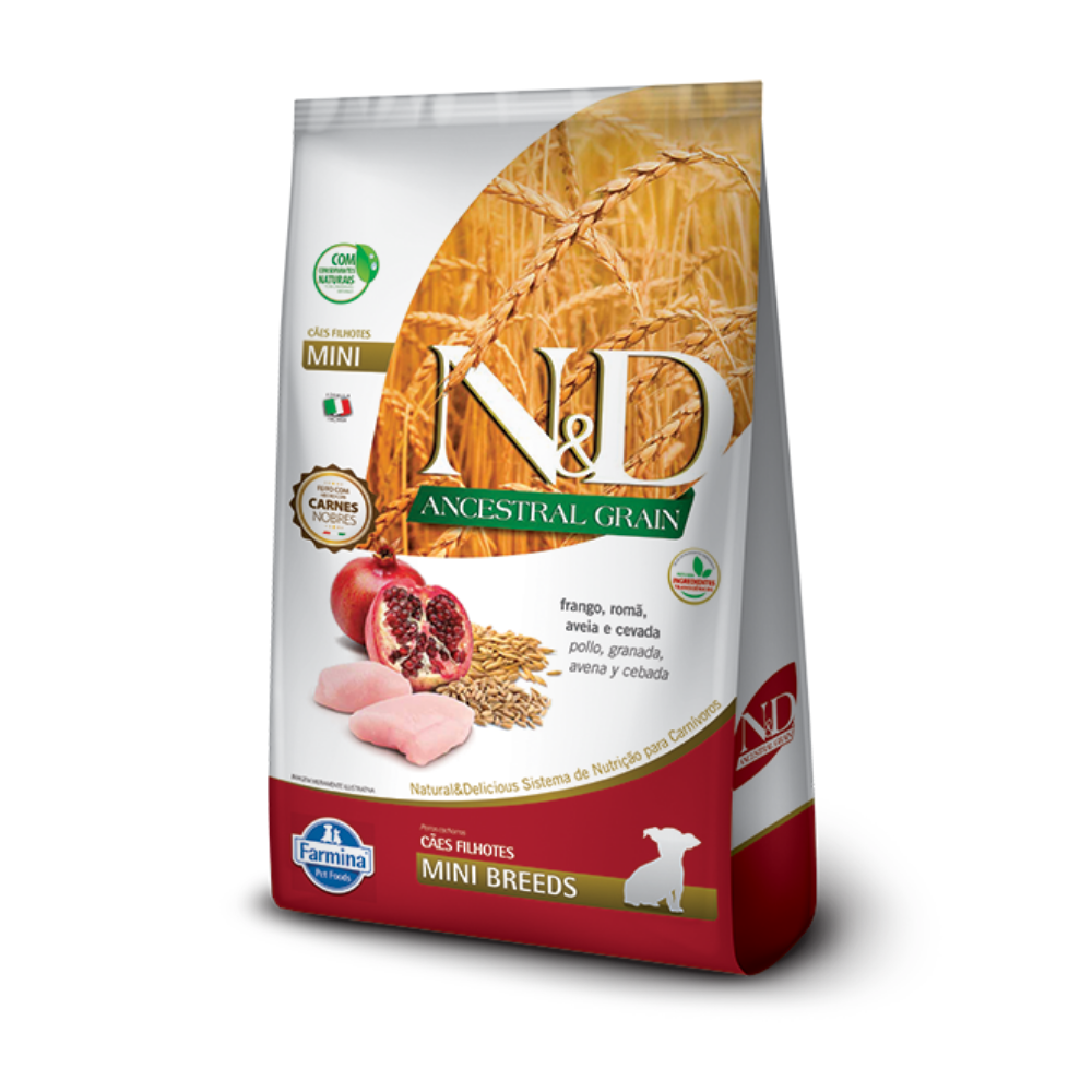 N&D Ancest can frango poppy mini x 2,5kg|FARMINA