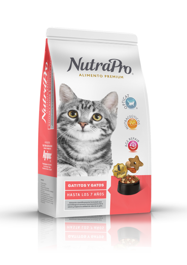 Nutrapro Gatos y Gaticos Hasta 7 Años