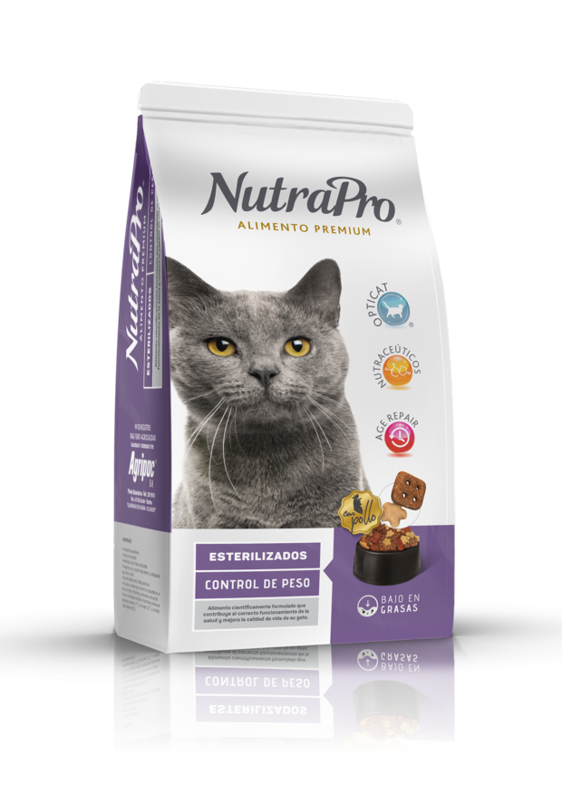 Nutrapro Gatos Adultos Esterilizados/Control Peso