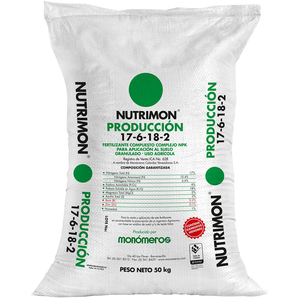 Producción 17-6-18-2 x 50 kg|Nutrimon