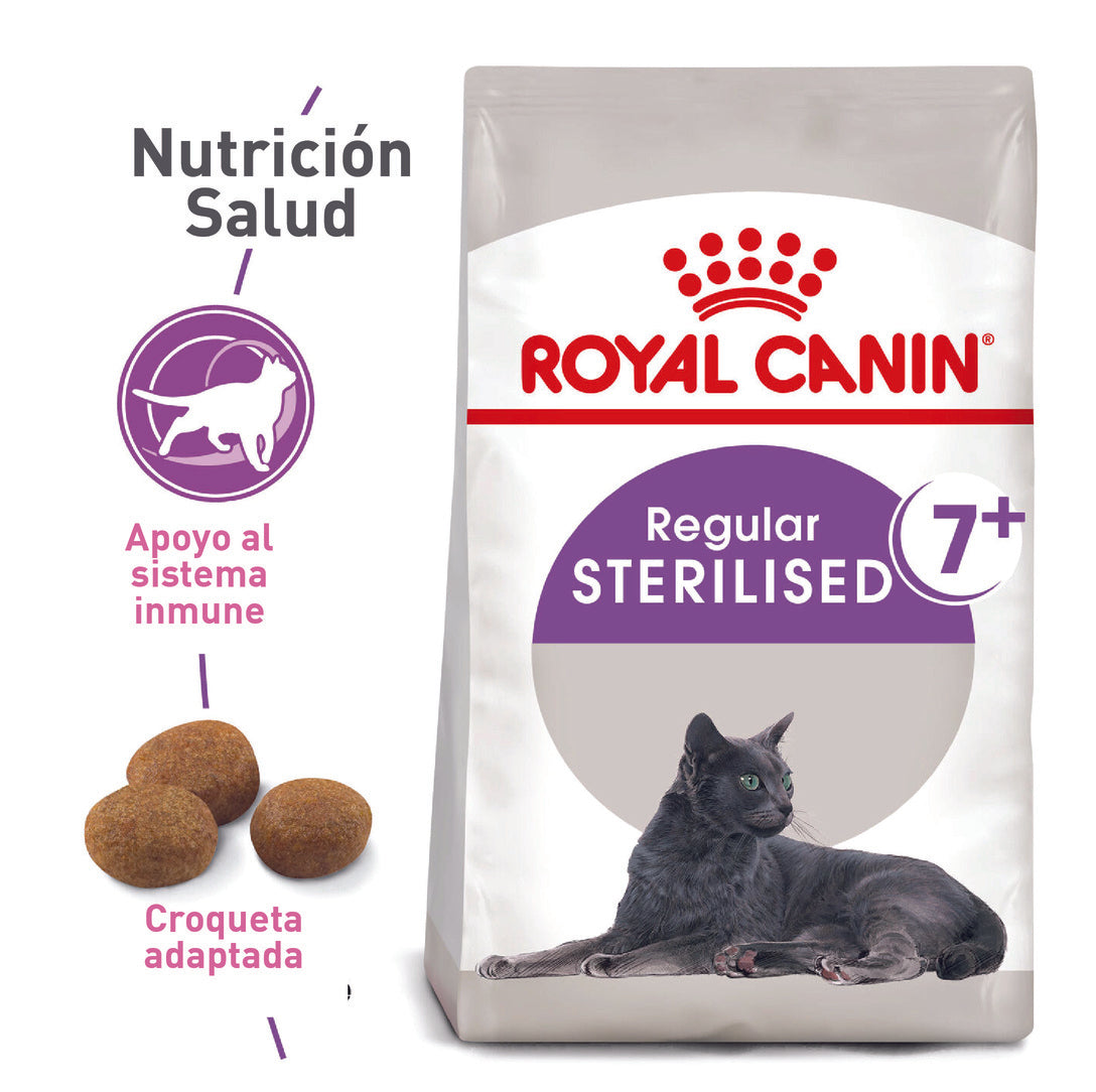 Gato Esterilizado 7+| Regular Sterilised 7+ | Royal Canin 1.5 Kg