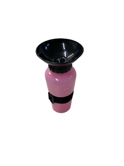 Bebedero Perro Portable Flush Rosado