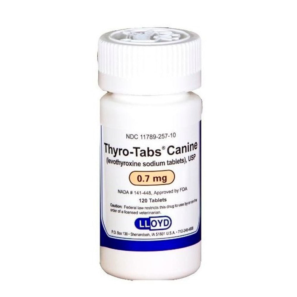 Thyro Tabs Perro x 0.7 Mg (120 Tabletas)