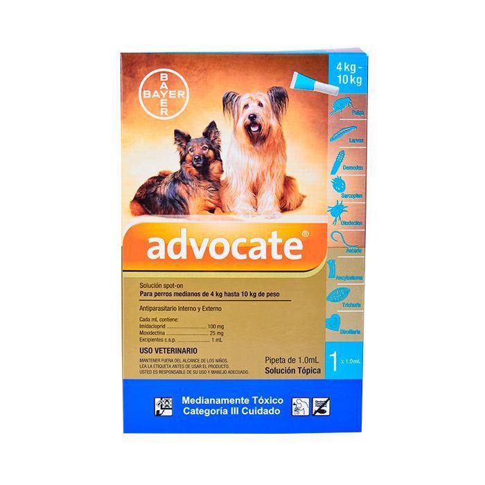 Advocate perros (4 kg - 10 kg)|Bayer