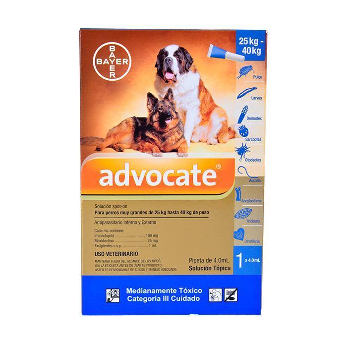 Advocate perros (25 Kg - 40 kg)|Bayer