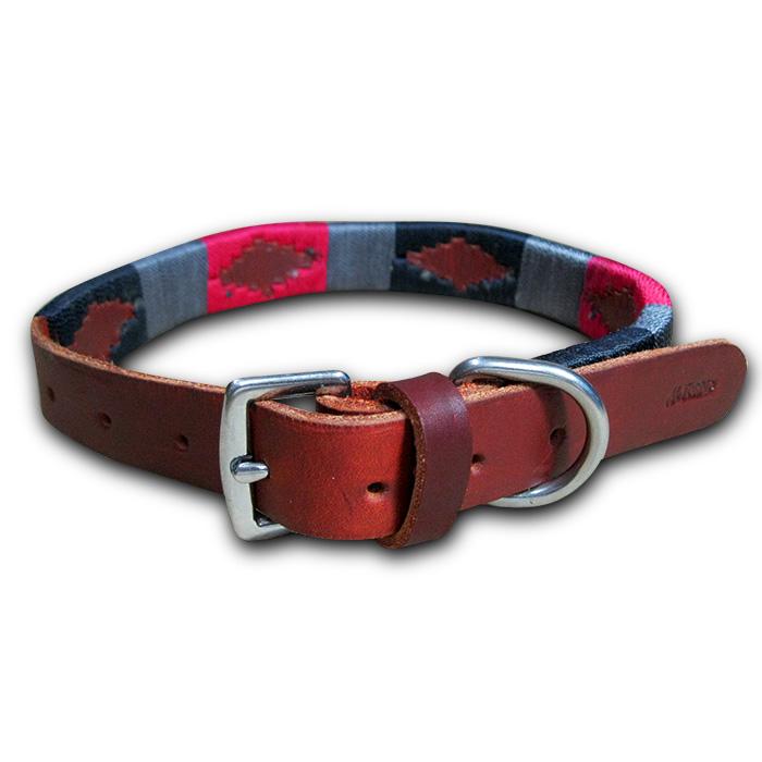 Collar tejido para perro talla L (Color roble)|Al Torno