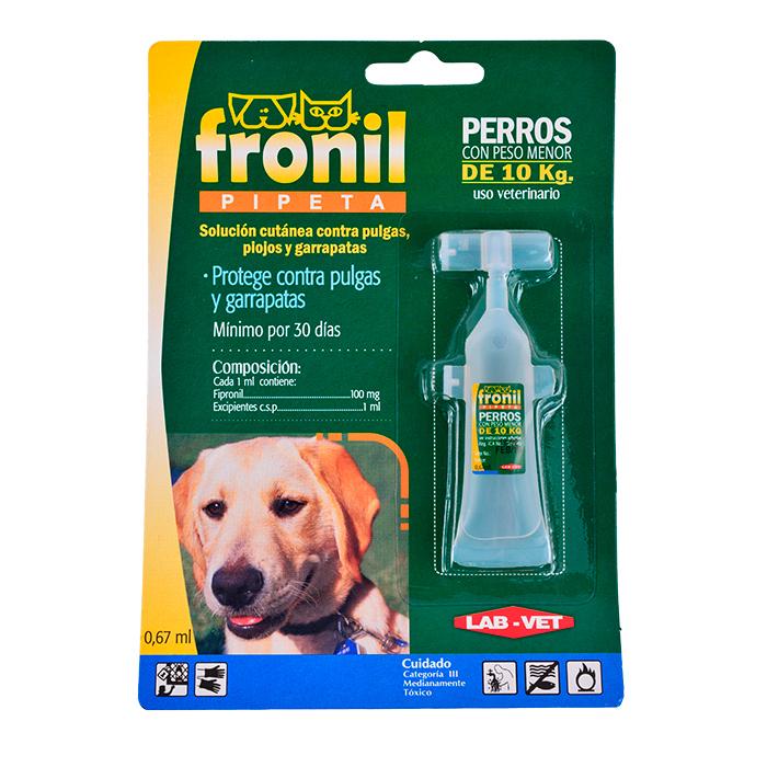 Fronil perro Menor a 10 kg|Lab-Vet